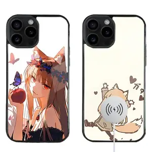 Anime Spice And Wolf Magnetic Phone Cases For iPhone 17 16 15 14 13 12 11 Promax Pro Air Plus Black Magsafe Wireless Charging TPU Shockproof Cover Protection Gifts For Christmas Halloween Birthday