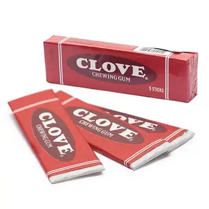 Clove Gum 5-Stick Packs: 20-Piece Box Clove Gum 5-Stick Packs: 20-Piece Box