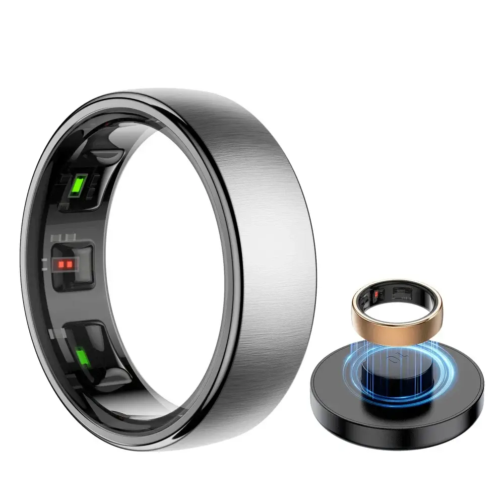 Uhoofit R10 Smart Wearable Health Ring - Water Proof Fitness Tracker with Health Monitor Functionality