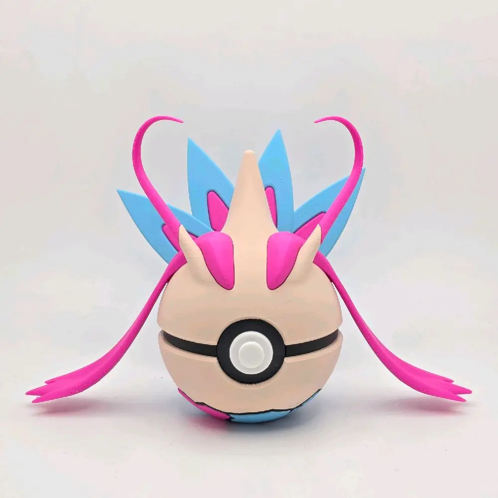 N3D Milotic Themed Pokeball - Fun Design for Pokemon Fans and Collectors