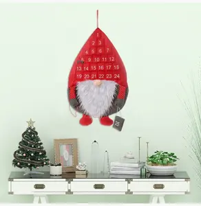 Gnome Christmas Countdown - Red
