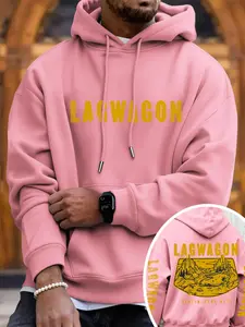 Unisex Fall & Winter Lagwagon Band Sweatshirt, Vintage Desert Print, Casual Loose Fit Design, Washable and Trendy Rock Theme