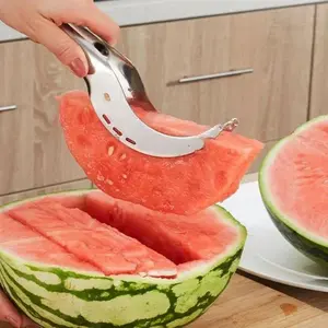 Kitchen Windmill Watermelon Cutter Stainless Steel Salad Fruit Slicer Tool Watermelon Digger Creative Kitchen Accessory