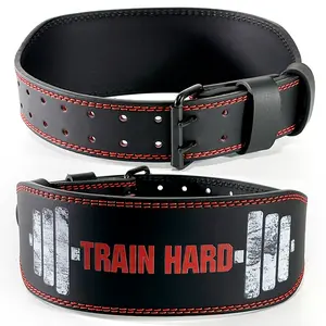 Adjustable Weightlifting Belt with Buckle Rings, Ultrafiber Skin, Suitable for Deadlifts Squats Strength Training, Waist Support Protection, Workout Fitness Belt, Crossfit Belt, Gym Belt