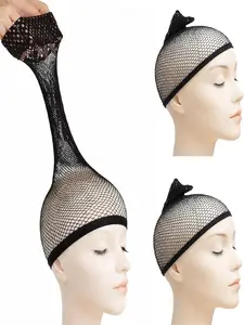 5 pcs Women's Mesh Wig Caps, Elastic Open Design, Comfortable Fit, Seamless Soft Fabric, Suitable for Long and Short Hair, All Seasons