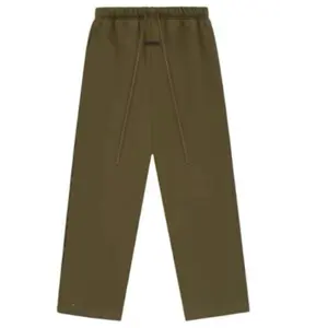 MENS UNCUFFED SWEATPANTS OLIVE