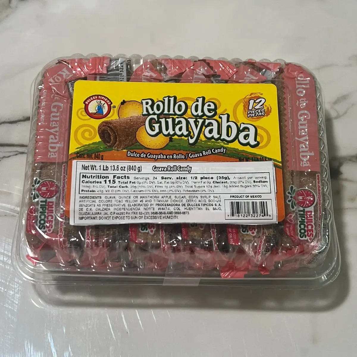 Guayaba roll candy Guayaba roll candy