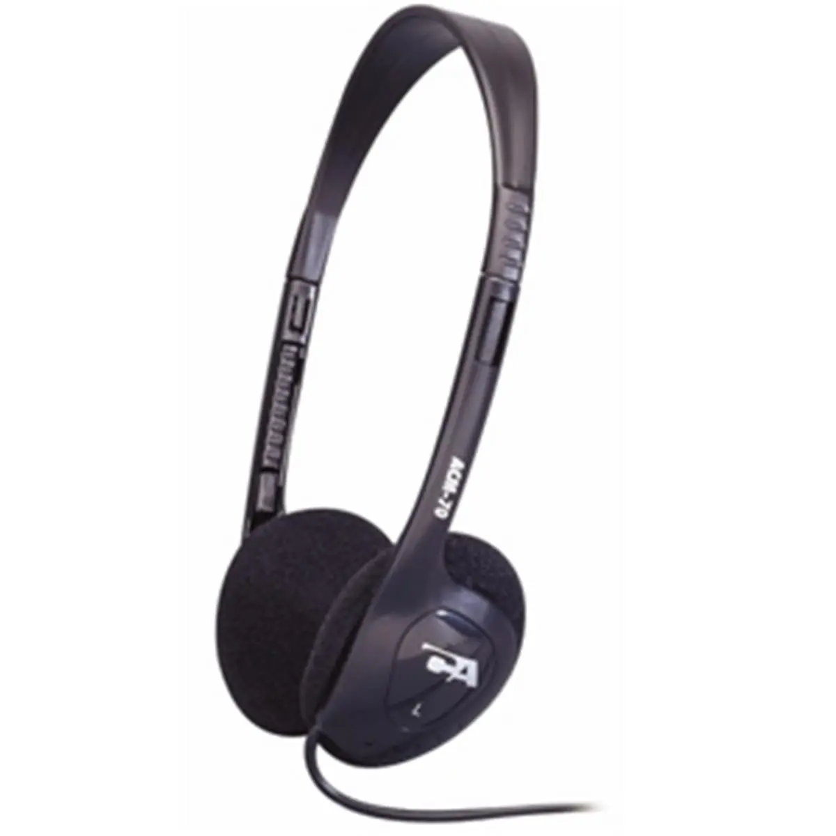 Cyber Acoustics  Lightweight PC-Audio Stereo Headphone Cable Stereo 3.5 mm Stereo Plug Over-the-head