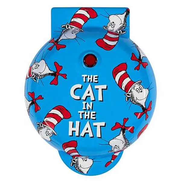 Uncanny Brands Cat in the Hat Mini Waffle Maker Uncanny Brands Cat in the Hat Mini Waffle Maker