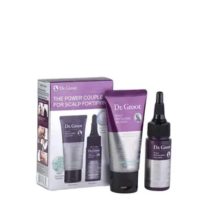 Dr. Groot Scalp Revitalizing Gift Set Travel Set for Hair Loss, Korean Hair Care, Hair Thickening Shampoo & Miracle in Shower Treatment