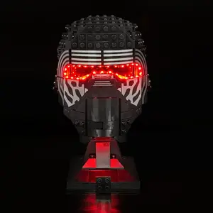 LYBMTWF LIGHTING KIT FOR LEGO 75415 Kylo Ren Helmet Building Block Model (NOT Include The Model Bricks)
