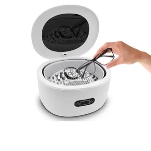 Uten Ultrasonic Jewelry Cleaner 25oz Tank Timer for Rings Watches Eyeglasses Coins