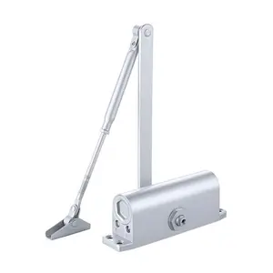 Automatic Door Closer, Adjustable Door Closer, Durable Aluminum Design Door Closer for Commercial & Home Use