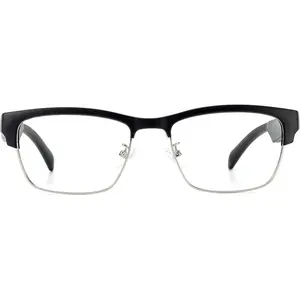 AI  Glasses,    Audio Glasses with Speakers,Men's/Women's Indoor and Outdoor Entertainment  Glasses,Including 2   Wires(,Clear)