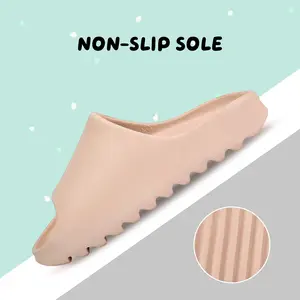 Lumubby Cloud Slides for Kids Boys Girls Flip Flops Slip On Beach Sandals Youth Pool Shower Shoes EVA Summer Slippers Classic EVA Color Comfortable Foothold