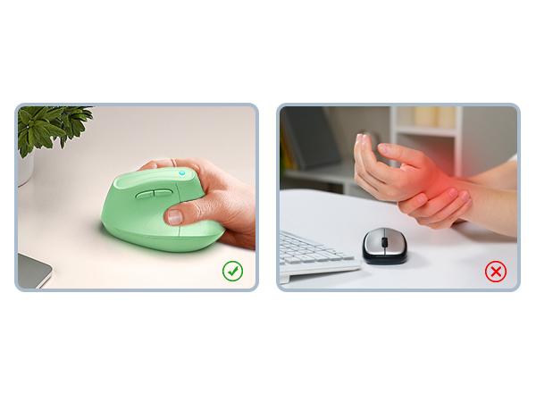 KYSONA Wireless Ergonomic Mouse, Vertical Mouse, Bluetooth Ergo Mouse, Quiet Click, 5 Level Adjustable DPI(800/1200/2400/2400/4000), Rechargeable 2.4G Mice Computer, PC, Mac, Laptop KYSONA Wireless Ergonomic Mouse, Vertical Mouse, Bluetooth Ergo Mouse, Quiet Click, 5 Level Adjustable DPI(800/1200/2400/2400/4000), Rechargeable 2.4G Mice Computer, PC, Mac, Laptop