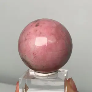 Rhodonite Pink Sphere - High Quality Polish Sphere