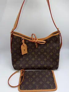 Pre-owned Louis Vuitton Coated Canvas Shoulder Bags Monogram Carry All