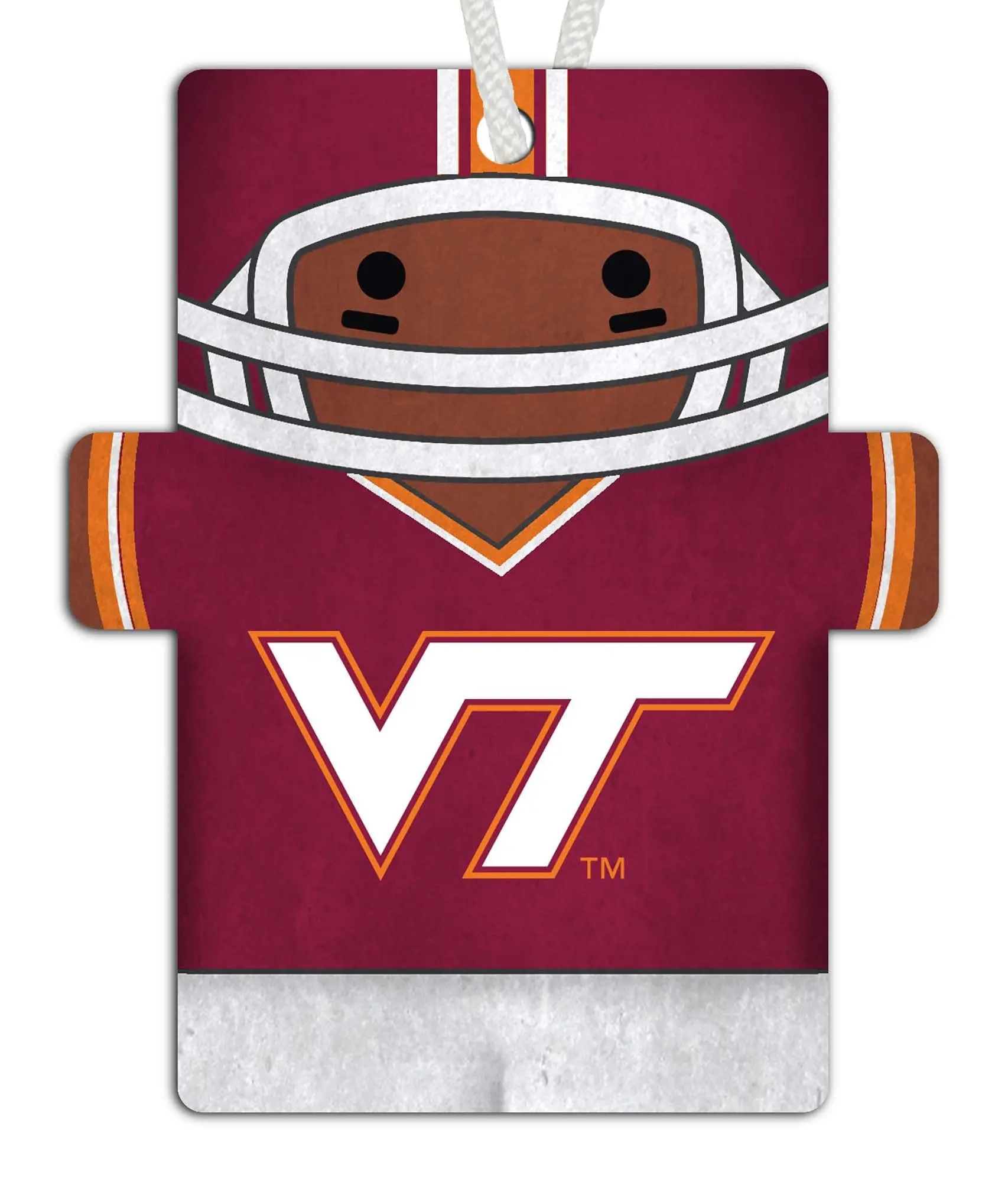 Virginia Tech Player Ornament
