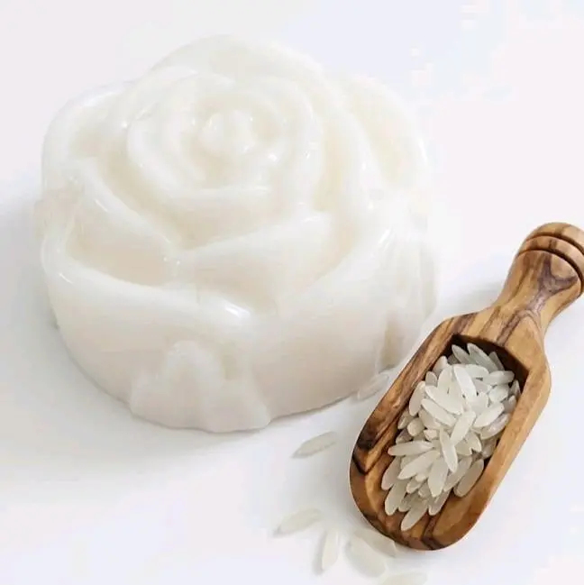Handmade Rice Soap, Natural Skincare Bar for Daily Beauty & Personal Care Routine