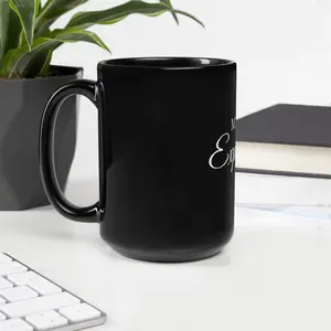 Managing Expectations #GLP1Life Black Glossy Mug