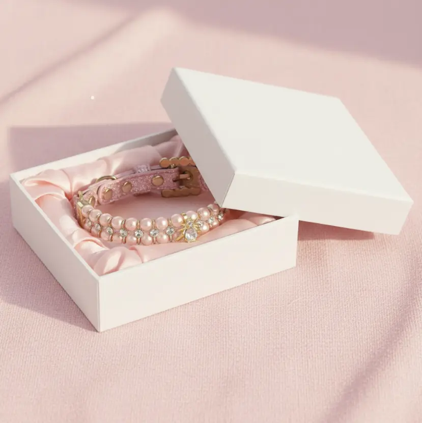 Pearl & Crystal Pet Collar for Small Dogs & Cats