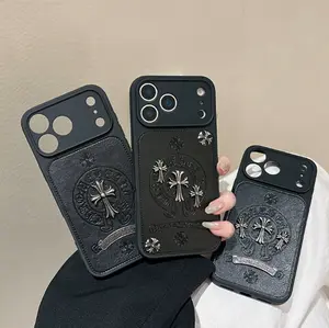 Cross-Shaped Soft Shock-Absorbent Protective Mobile Phone Case for Smartphones