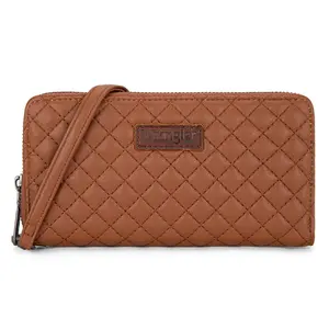 Wrangler Quilted Design RFID Wristlet Wallet