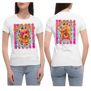 Guess What Doodle Butt Unisex T-Shirt Preppy Goldendoodle  Funny Dog Mom Unisex T-Shirt