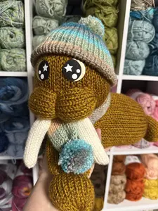 Knitted Walrus Plushie