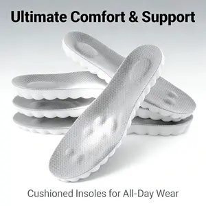 Insoles for Women Man,Cloud Soles for Men Women,4D Cloud Soles for Men,Anti Fatigue, Shock Absorption, Foot Pain Relief