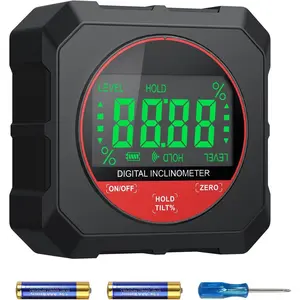 4x90?Digital Angle Finder   Bottom Digital Angle Gauge+-0.2? Accuracy Angle Measuring Tool with LCD Display for  Decorations Woodworking Construction and Table