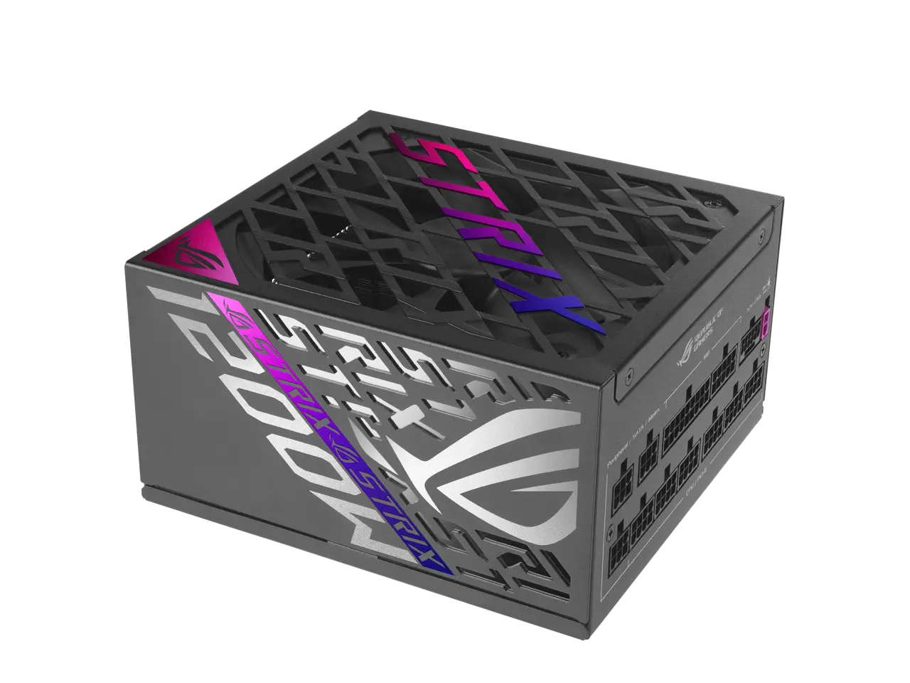 ASUS ROG Strix 1200W Platinum (80 PLUS and Cybenetics Platinum, fully modular ATX, ATX 3.1, PCIe 5.1, GaN MOSFET, GPU-First IVS, ROG Equalizer 12V-2x6 GPU power cable, 10-year warranty)