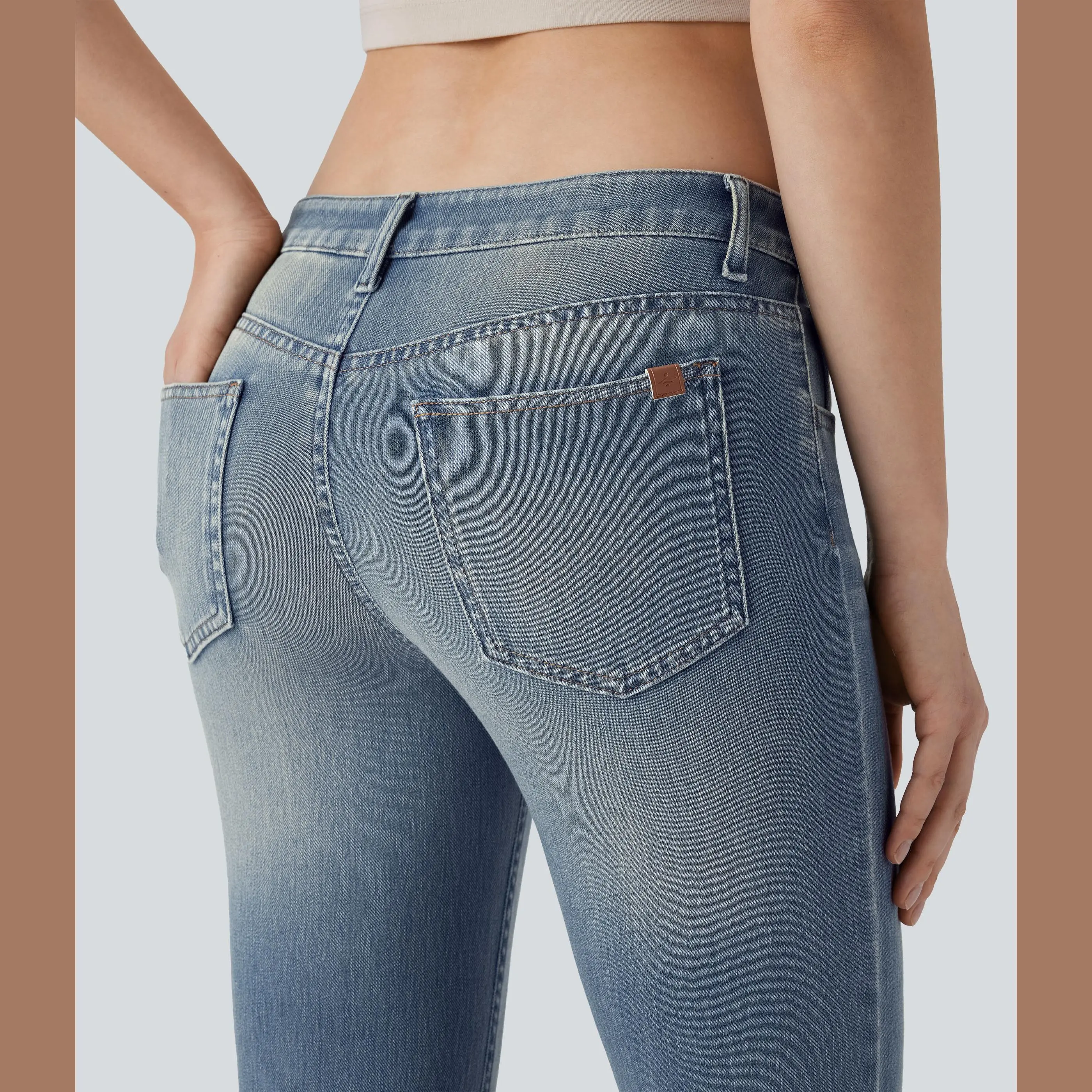 Tile Blue Retro Denim