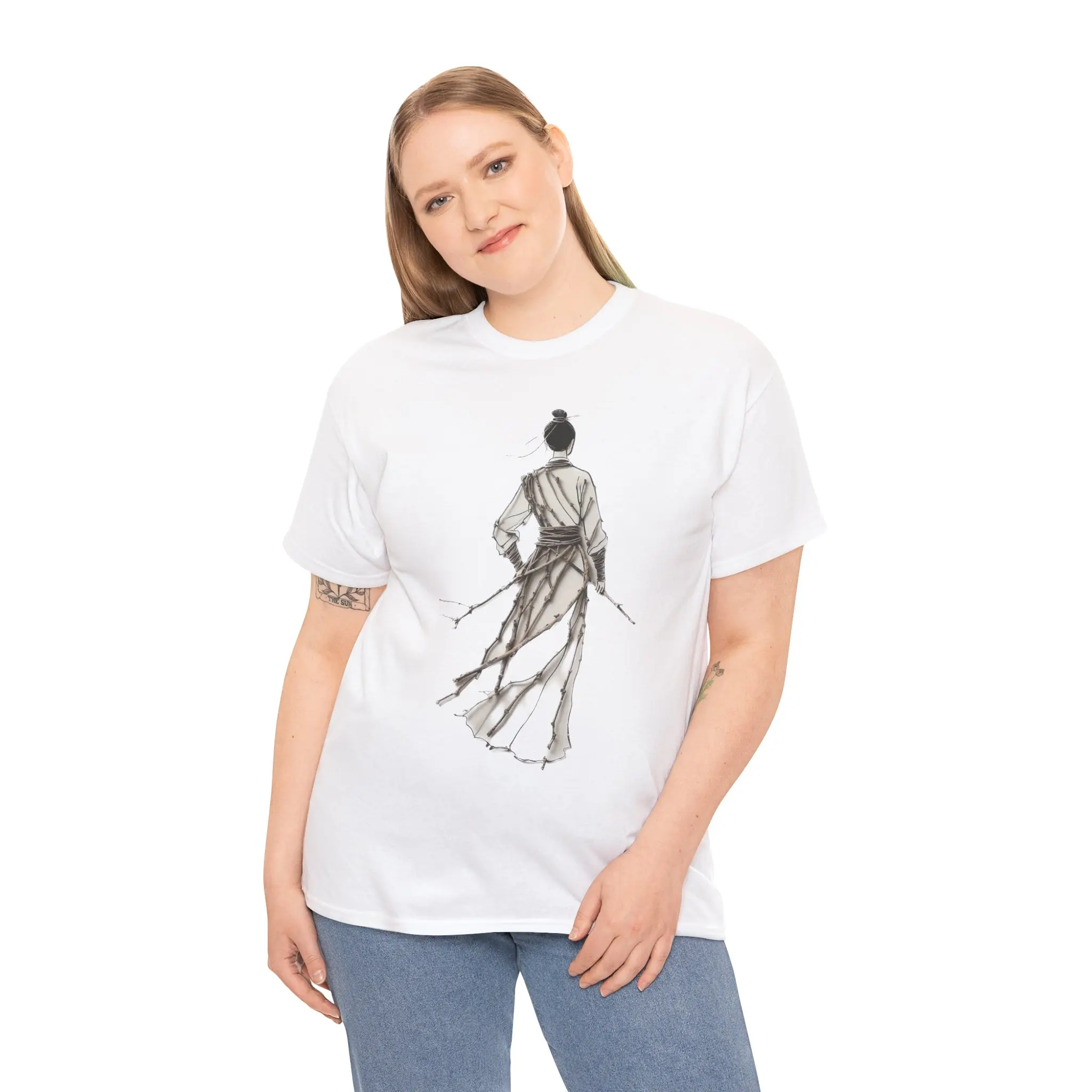 Unisex Heavy Cotton T-Shirt, Funny Cheese Pun Graphic Streetwear Top, Casual Shortsleeve Round Neck