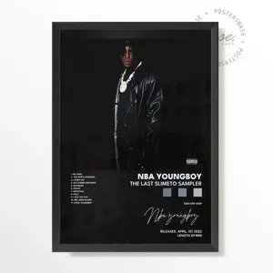 NBA YoungBoy “Colors” Album Poster | Hip Hop Rap Wall Art | YB YoungBoy Never Broke Again Poster | Aesthetic Room Decor | Unframed Print #226