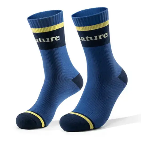 Qunature Waterproof Socks with Durable Membrane Comfortable Inner Yarn Secure Fit Stylish Design for Outdoor Activities