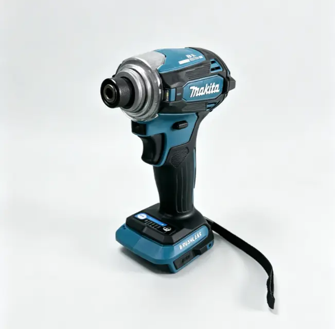 Makita DTD172 Brushless Drive Impact Driver with 18V LXT Lithium-ion 18V Motor, 4-Speed Industrial High-Torque Electric Screwdriver for High-Torque Jobs, 6.0Ah Battery & Charger Kit Brushless Power Tool Brushless Impact Drill