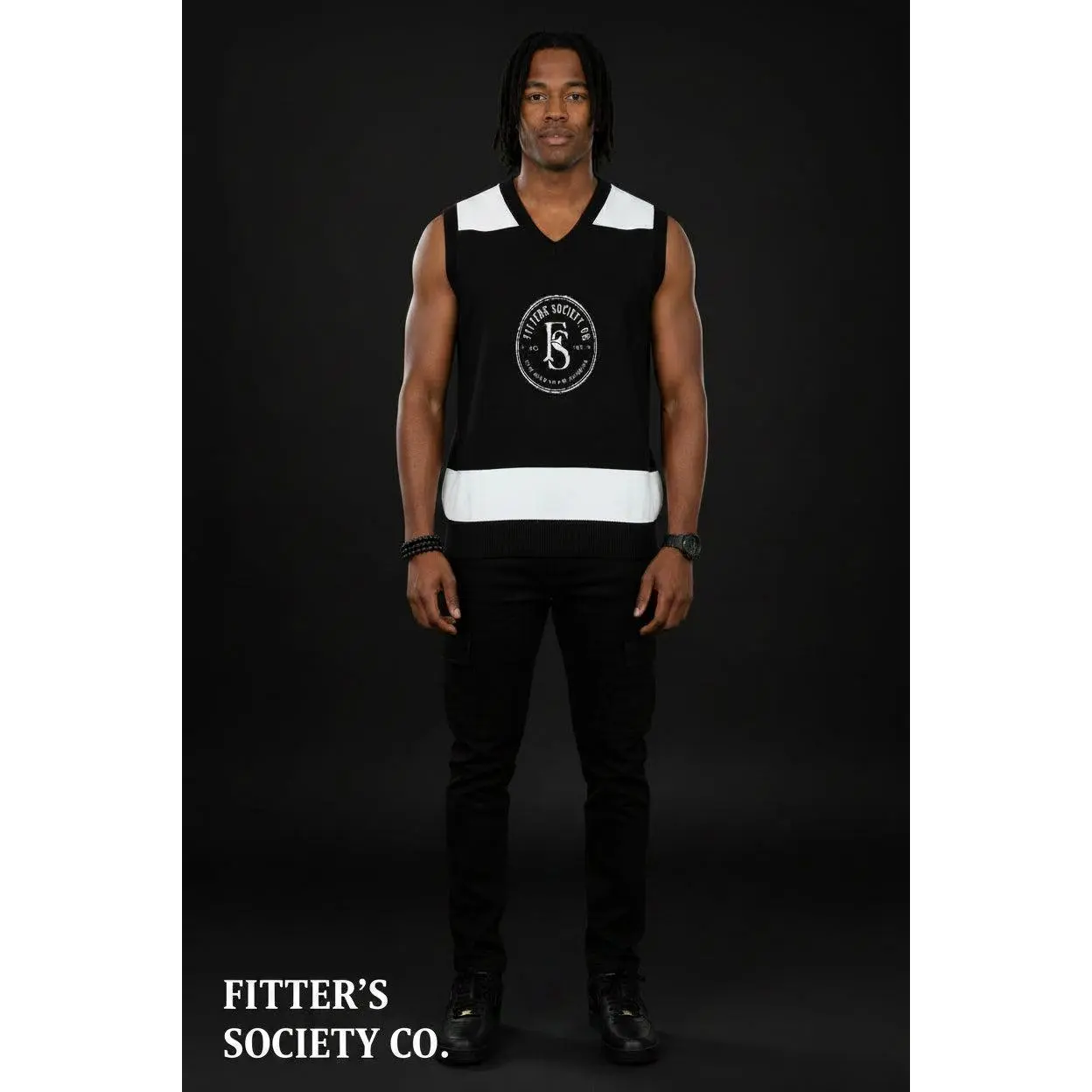 FS CLASSIC LOGO VEST Casuals Knit V-neck vest