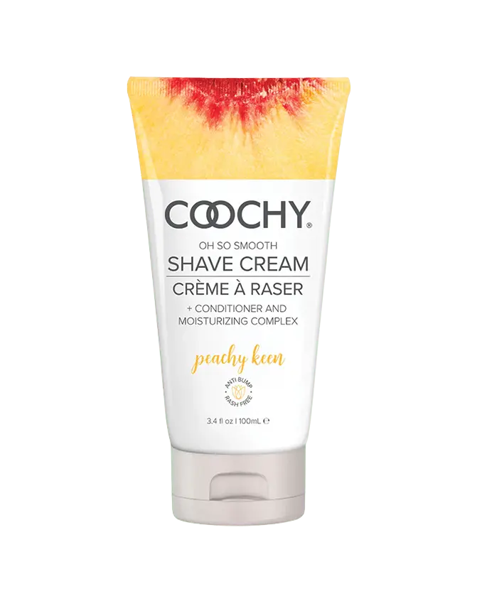 COOCHY Intimate Shave Cream I Prevents Razor Burn and Soothes Skin I Peachy Keen