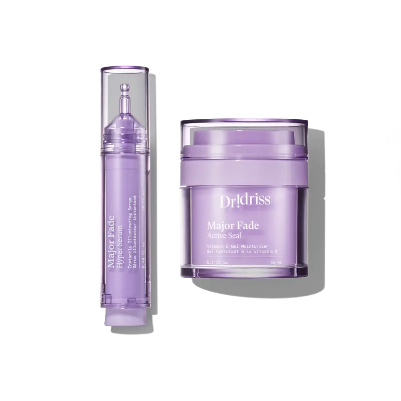 Major Fade Discoloration Duo - Daily Serum & Vitamin C Hydrating Moisturizer for Fading all Types of Discoloration