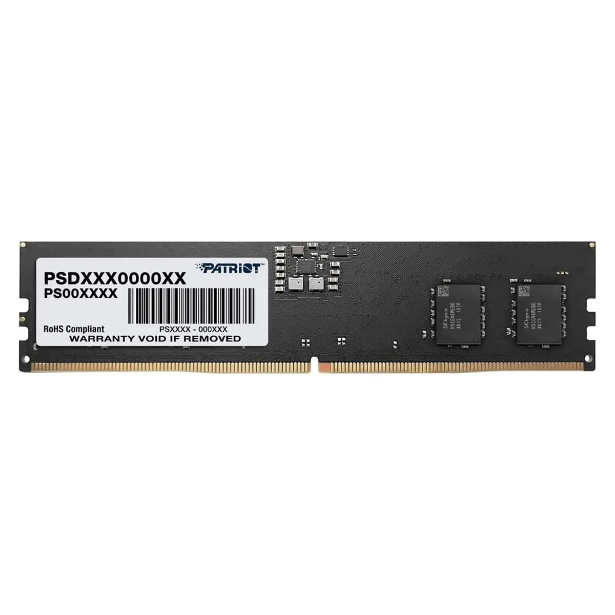 Patriot Signature Line Series DDR5 8GB (1x8GB) 4800MHz CL40 UDIMM Desktop Memory Module