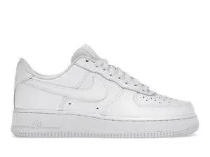 Nike Air Force 1 Low '07 White Round Toe Laces All Seasons Plain Women and Men's Everyday Wear DD8959-100
