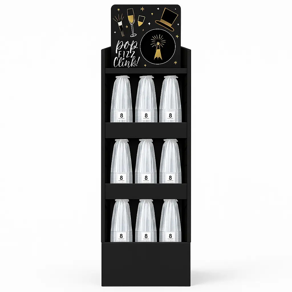 New Year's Eve Party Display Shelf