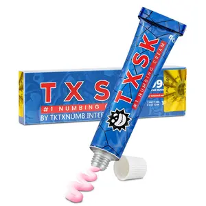 TXSK Tattoo External Cream 1 Pack I Limited Edition 99%VeryStrong I For Tattoos I Laser Removal I Waxing IEyebrowThreading I Tattoo Numbing Cream 10g