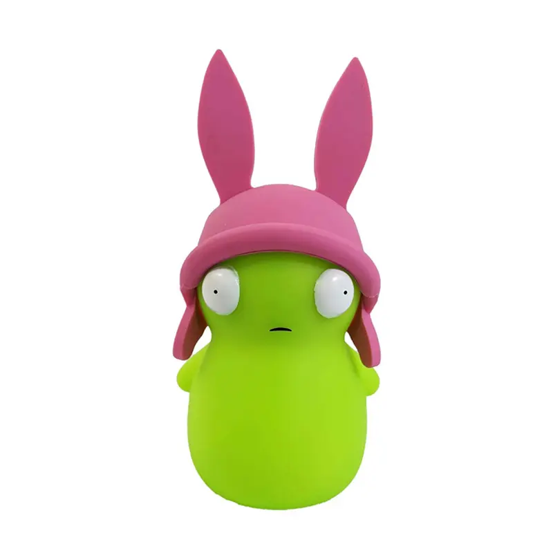 1PC Bob's Burgers Louise Glow-in-the-Dark Collectible Character Figurine - 1-Piece Hard-to-Find Mini Figure, Figurine Dolls for Glowing Fun Home Decor Statue Ornament