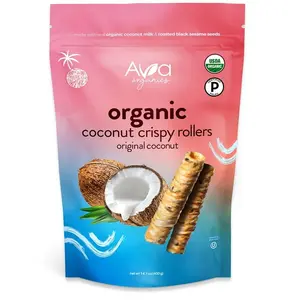 Ava Organics Coconut Crispy Rollers, 14.1 oz.