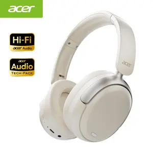 Acer OHR516 Active Noise Cancelling Headphones, Over Ear Wireless Bluetooth, 60H Playtime, 40mm Drivers, Low-Latency Mode, ENC Clear Calls, Foldable Comfortable Design
