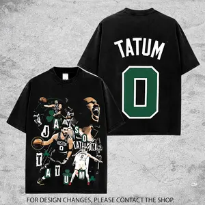 Vintage Jayson Tatum - JT0 Premium Cotton T-Shirt, Vintage Celtics Nation Graphic Tee, Boston Basketball Fans Hoops Streetwear Shirt, Jayson Tatum Fan Merch, Unisex Oversized Sports Gift Tee