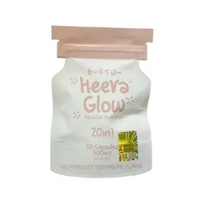 Heera Glow Absolute Hydration 20 in 1 Glutathione Collagen Capsules, 30 Count